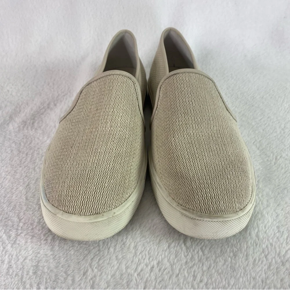 Vince Blair Women's Slip-on Sneakers Size US 8 EU 38 Beige Woven Jute Loafers